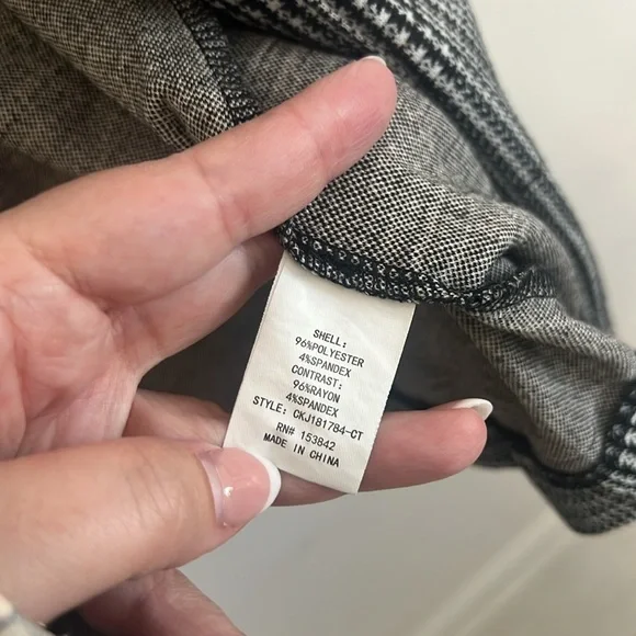 MELLODAY Gray Plaid Blazer - Womens L - Picture 6 of 7